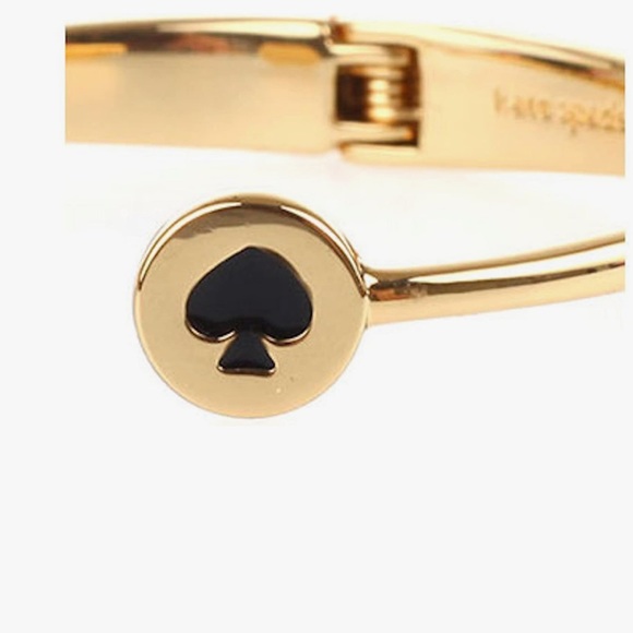 Kate Spade York Spot The Spade Bangle Bracelet with spade and diamond - Picture 5 of 16